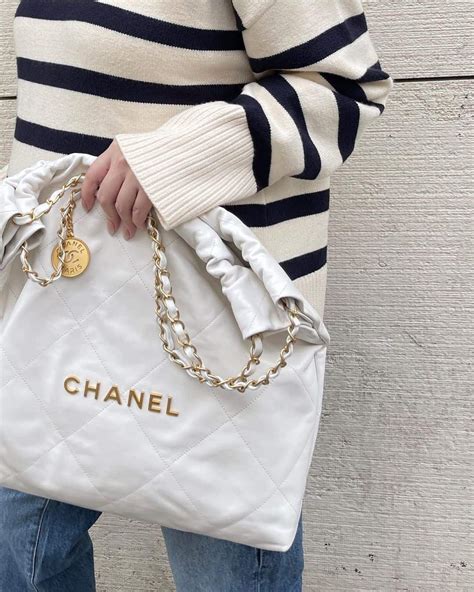 chanel 22 bag white|chanel 22 bag review.